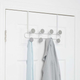 Umbra’s Yook Organizer is one of the best over-door organizer hooks out there, but you can also remove the over-door part, and drill it straight into a wall if you’d like.